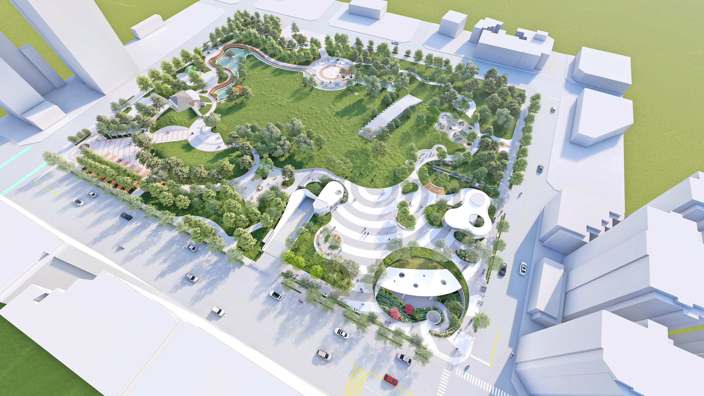 臺中市北屯區敦化公園地下停車場